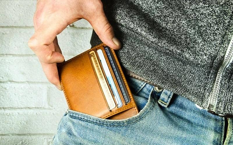 Minimalist front pocket wallet By Brooklyn Bridge