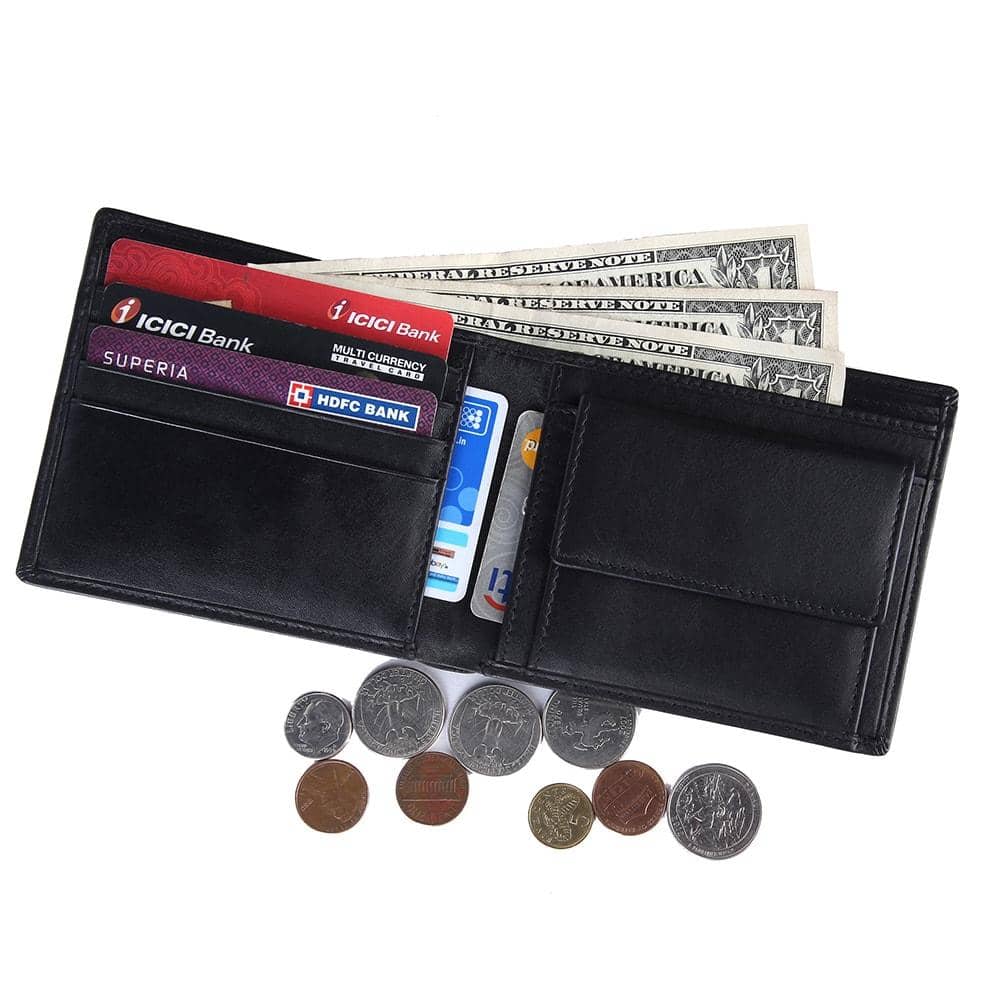 JACOB Leather Bifold Money Clip Credit Card Wallet - Improving Lifestyles
